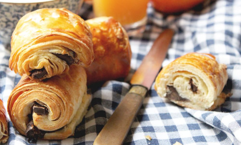 Pain au chocolat pâte feuilletée